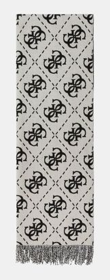 GUESS Scarf 70 x 190 Black Logo