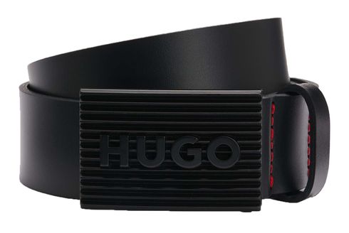 HUGO Leather Belt W80 Black