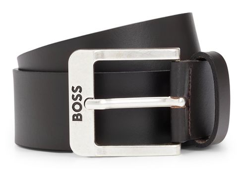 BOSS Jemio Sz40 Leather Belt W100 Dark Brown