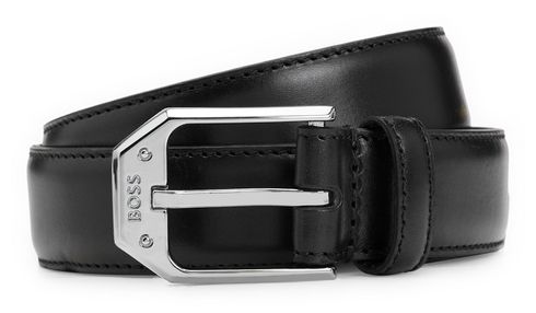 BOSS Jemio Sz40 Leather Belt W105 Black