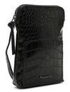 Tamaris Alessia Kroko Mobile Phone Case Bag Black Tamaris Alessia Kroko Mobile Phone Case Bag Black