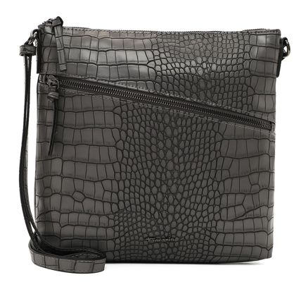 Tamaris Alessia Kroko Crossover Bag Darkgrey