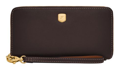 FOSSIL Lennox Zip Continental Wallet Mink