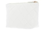 VALENTINO Ocarina Soft Cosmetic Case Bianco