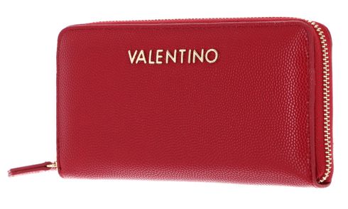 VALENTINO Divina Zip Around Wallet Rosso Scuro VALENTINO Divina Zip Around Wallet Rosso Scuro