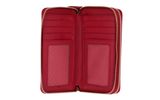 VALENTINO Divina Zip Around Wallet Rosso Scuro