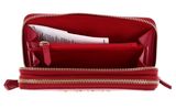 VALENTINO Divina Zip Around Wallet Rosso Scuro