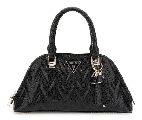 GUESS Adelard Dome Satchel Black