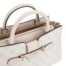 GUESS Nolana Girlfriend Satchel Dove Logo GUESS Nolana Girlfriend Satchel Dove Logo