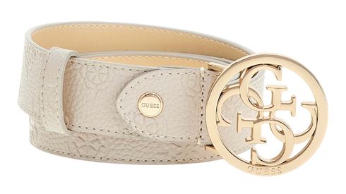 GUESS Cresidia Adjustable Pant Belt H35 W75 Bone