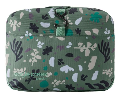 eagle creek Pack-It Reveal Hanging Toiletry Kit Roots & Shoots Duck Green