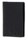 Calvin Klein CKJ Logo Emboss Bifold Wallet Black Calvin Klein CKJ Logo Emboss Bifold Wallet Black
