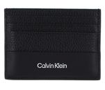 Calvin Klein Subtle Mix Cardholder Black Pebble And Smooth Calvin Klein Subtle Mix Cardholder Black Pebble And Smooth