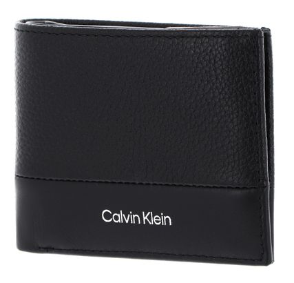 Calvin Klein Subtle Mix Bifold 5CC CK Black Pebble And Smooth