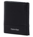 Calvin Klein Subtle Mix Trifold 6CC CK Black Pebble And Smooth Calvin Klein Subtle Mix Trifold 6CC CK Black Pebble And Smooth