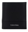 Calvin Klein Subtle Mix Trifold 6CC CK Black Pebble And Smooth Calvin Klein Subtle Mix Trifold 6CC CK Black Pebble And Smooth