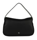 Calvin Klein CKJ Rib Pu Shoulder Bag Black Calvin Klein CKJ Rib Pu Shoulder Bag Black