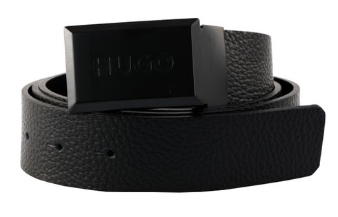 HUGO Leather Belt W90 Black - shortenable