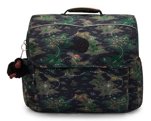 kipling Back To School Codie Schoolbag L Camo Treasure