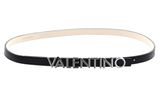 VALENTINO Belty Belt W80 Nero / Argento VALENTINO Belty Belt W80 Nero / Argento