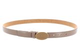 VALENTINO Block Plaque Buckle Belt W105 Beig / Oro - kürzbar VALENTINO Block Plaque Buckle Belt W105 Beig / Oro - kürzbar