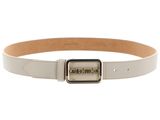 VALENTINO Around Plaque Buckle Belt W105 Ecru / Oro - kürzbar VALENTINO Around Plaque Buckle Belt W105 Ecru / Oro - kürzbar