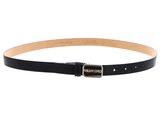 VALENTINO Around Plaque Buckle Belt W85 Nero / Oro - kürzbar VALENTINO Around Plaque Buckle Belt W85 Nero / Oro - kürzbar