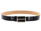 VALENTINO Around Plaque Buckle Belt W105 Nero - kürzbar VALENTINO Around Plaque Buckle Belt W105 Nero - kürzbar
