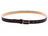 VALENTINO Around Plaque Buckle Belt W105 Vino / Oro - kürzbar VALENTINO Around Plaque Buckle Belt W105 Vino / Oro - kürzbar