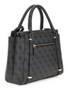 GUESS Eco Erica 2 Compartment Satchel Coal Logo GUESS Eco Erica 2 Compartment Satchel Coal Logo