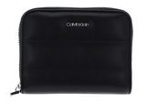 Calvin Klein Line Quilt Zip Around Wallet Black