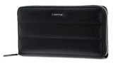 Calvin Klein Line Quilt Zip Around Wallet Black