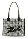 KARL LAGERFELD Belle De Jour Tote Boucle M Black / White