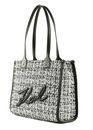 KARL LAGERFELD Belle De Jour Tote Boucle M Black / White
