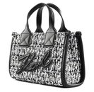 KARL LAGERFELD Belle De Jour Crossbody Tote S Black / White KARL LAGERFELD Belle De Jour Crossbody Tote S Black / White