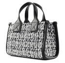 KARL LAGERFELD Belle De Jour Crossbody Tote S Black / White KARL LAGERFELD Belle De Jour Crossbody Tote S Black / White