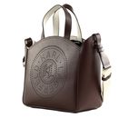KARL LAGERFELD K / Circle Tote Bag Perforated S Dark Chocolate