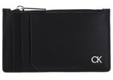 Calvin Klein Metal CK Cardholder Black Smooth