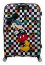 American Tourister Wavebreaker Disney Spinner 77 / 28 Disney Trolley Mickey Check