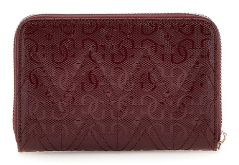 ◎FELLO◎ Multi Wallet _ Burgundy Bi-color GG Marmont zip around wallet in Rosso Ancora red