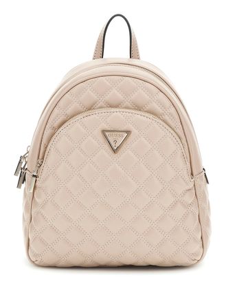 GUESS Giully Flap Backpack Light Beige