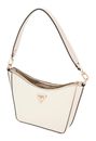 GUESS Eco Gloriana Top Zip Shoulder Bag Stone GUESS Eco Gloriana Top Zip Shoulder Bag Stone