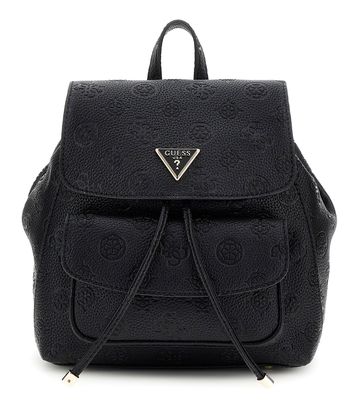 GUESS Cresidia Flap Backpack S Black