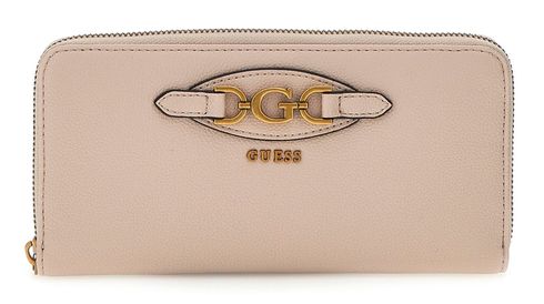 GUESS Malva Zip Around Wallet L Almond