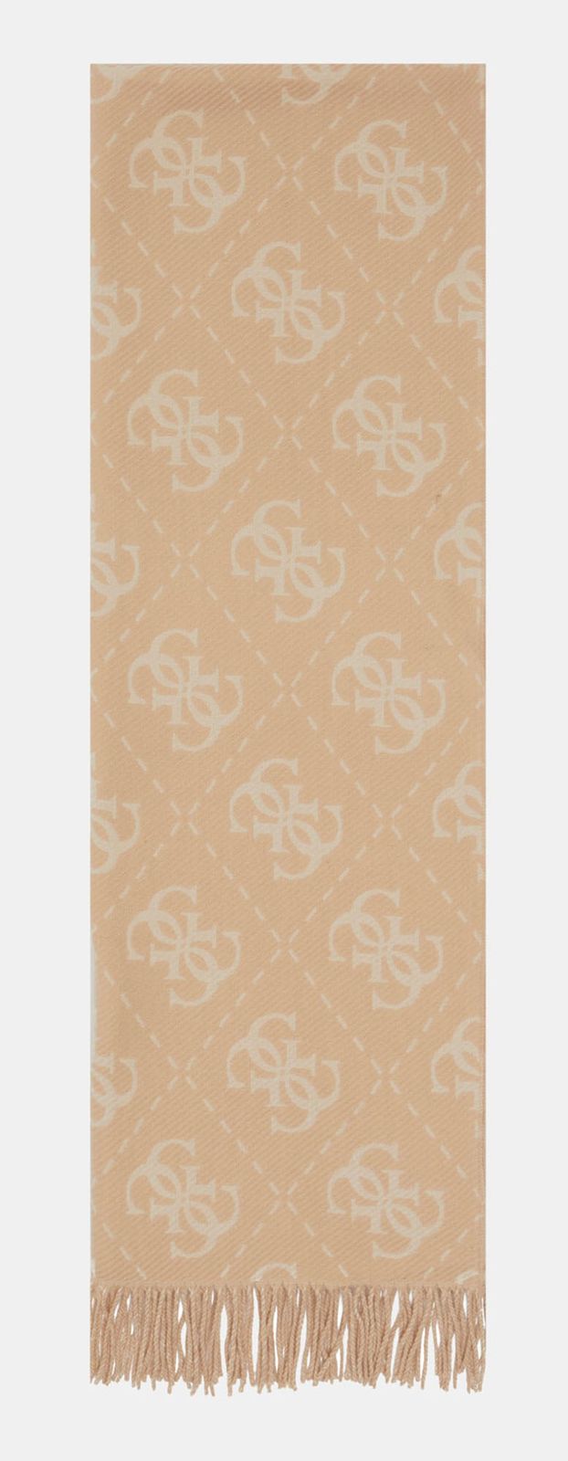 GUESS Scarf 70 x 190 Latte Logo GUESS Scarf 70 x 190 Latte Logo