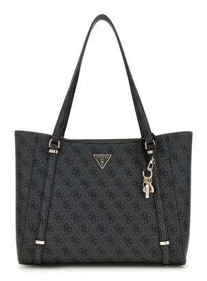 GUESS Eco Erica Elite Tote Bag Coal Logo