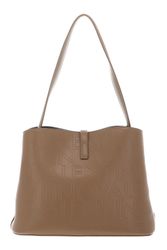 Sac à épaule VALENTINO Neasy Re Hobo Bag - Couleur Beige - Cuir Vegan Polyuréthane - Fabriqué En Italie