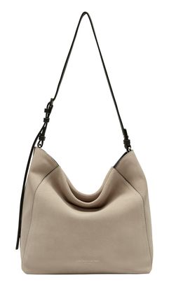 LIEBESKIND BERLIN Chudy Suede Hobo Bag M Stone