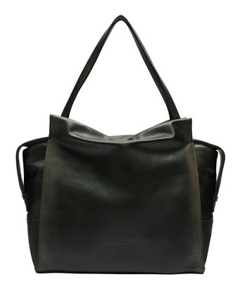 LIEBESKIND BERLIN Lou Vintage Leather Tote L Black