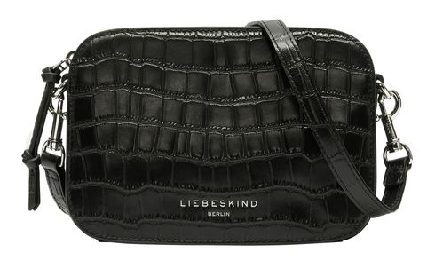 LIEBESKIND BERLIN Seasonal Noos New Croco Luka Crossbody Bag S Black